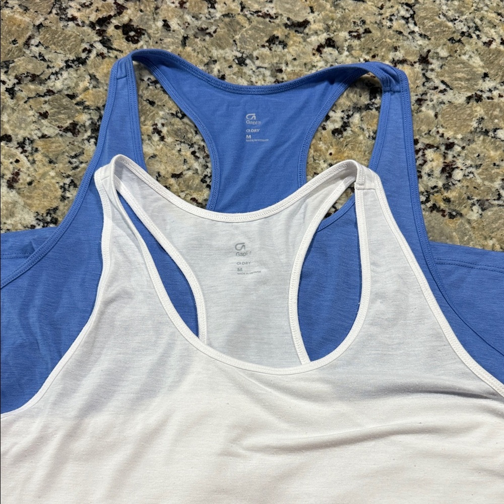 GAP Blue Racerback Tank Top